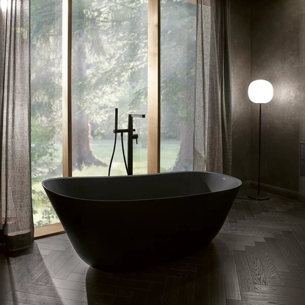 Furtun de dus Villeroy&Boch Universal negru mat 120 cm picture - 3