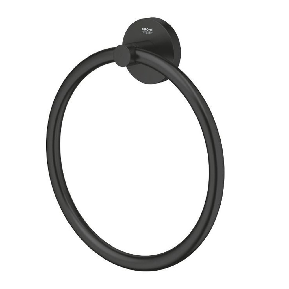 Inel portprosop Grohe Start negru mat