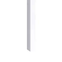 Lamela riflaj Lameo Mini alb mat 1.6x275 cm