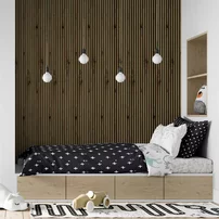 Lamela riflaj Lameo Mini stejar artizanal 1.6x275 cm