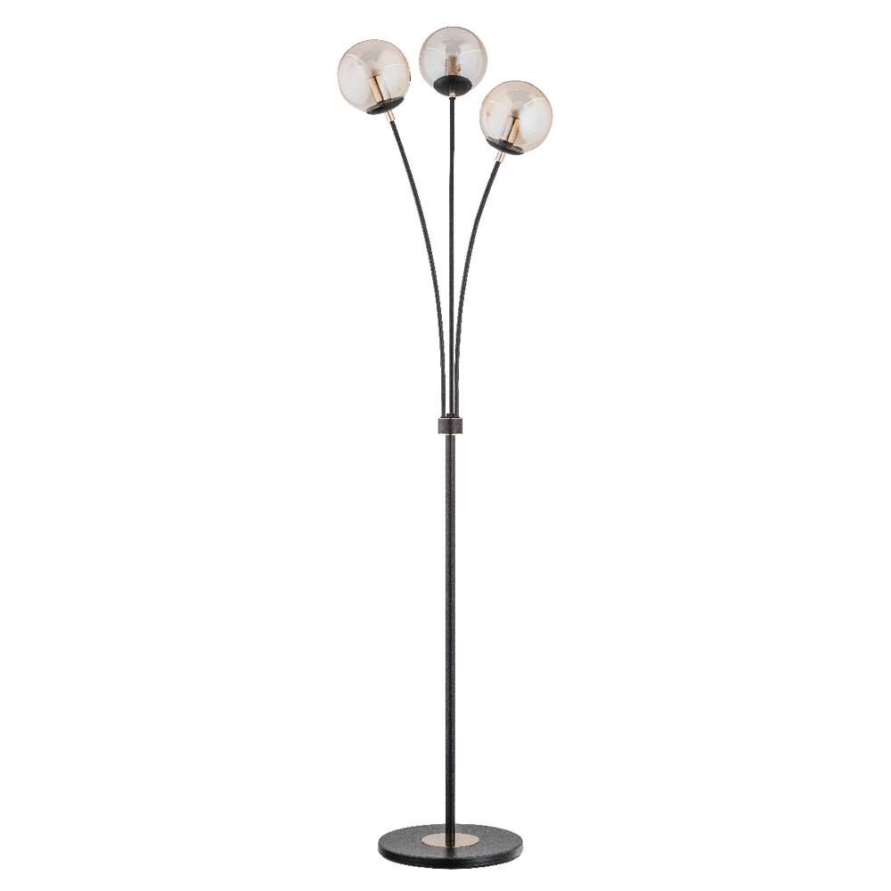 Lampadar Alfa Artis 3 negru/transparent