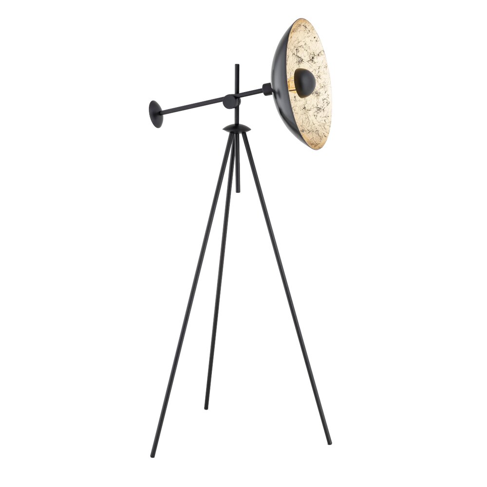 Lampadar Alfa Passadena 1 negru/auriu