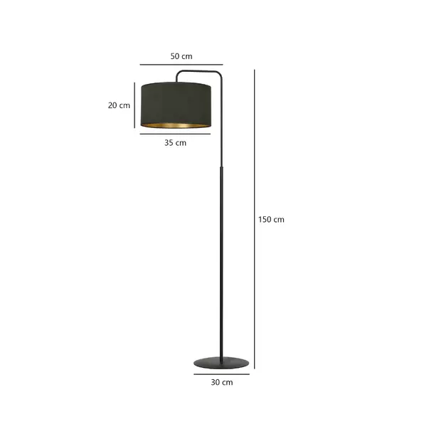 Lampadar Emibig Hilde 1 negru/negru picture - 5