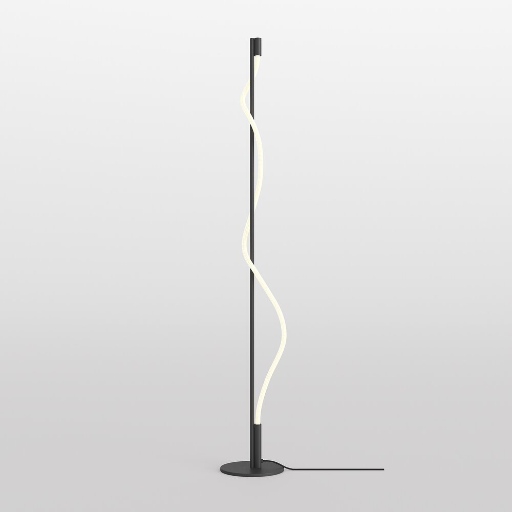 Lampadar Maytoni Tau negru/alb becuri