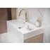 Lavoar alb pe mobilier Cersanit Inverto 80 cm Dreapta picture - 5