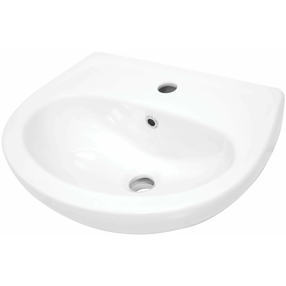 Lavoar ceramica Deante Jasmin alb 36,4x45,7 cm