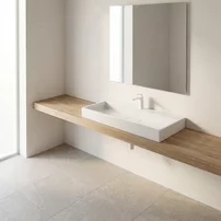 Lavoar din compozit pe blat Rune Garm 100 cm