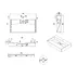Lavoar din compozit pe blat Rune Garm 70 cm picture - 2