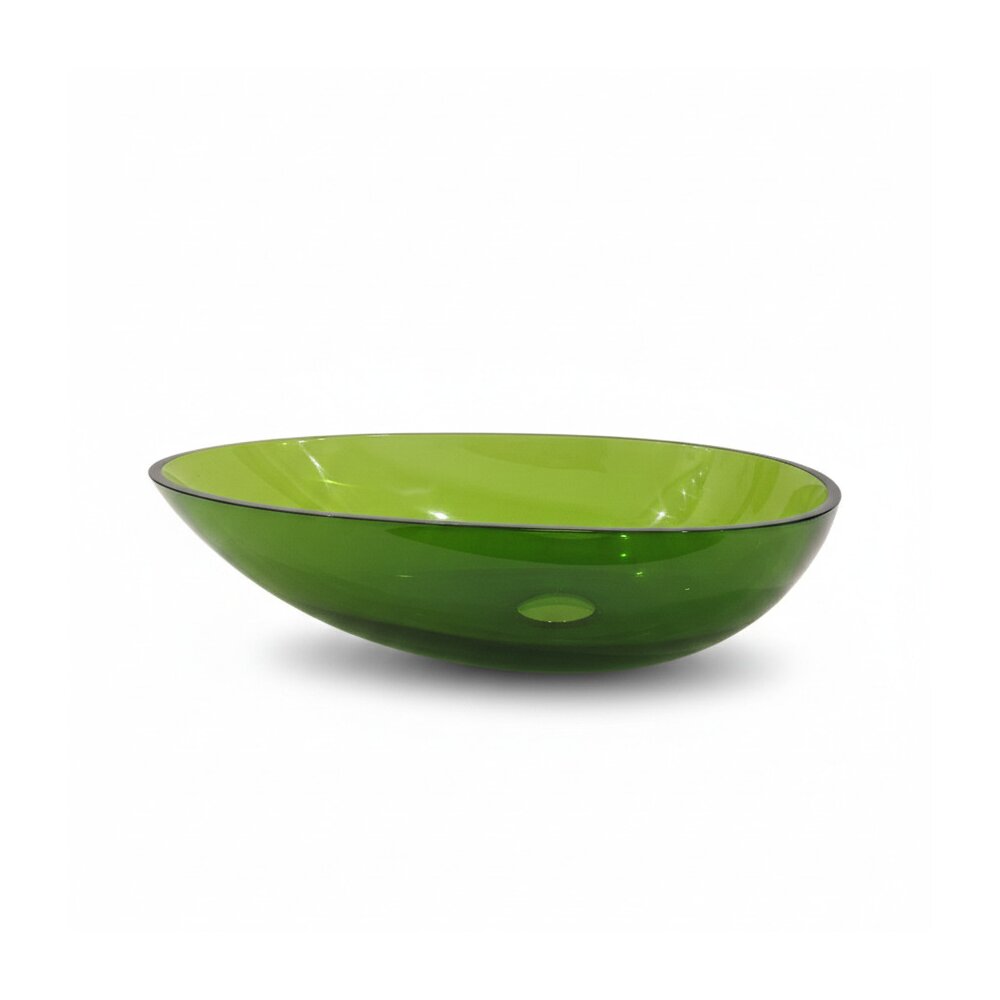Lavoar din rasina pe blat Rune Bjorn 57 cm verde