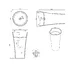 Lavoar freestanding din compozit Rune Sif 51 cm picture - 2