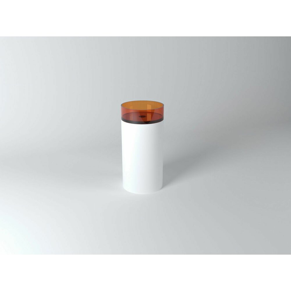 Lavoar freestanding din rasina transparenta Rune Mond sunset 40 cm