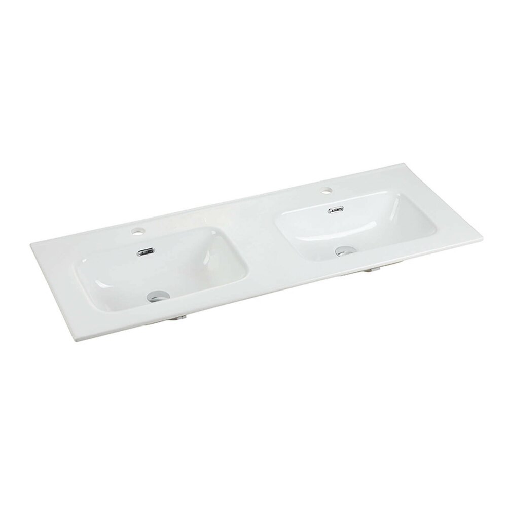 Lavoar incastrat alb Fluminia Siena-120 121 cm