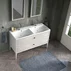 Lavoar incastrat din compozit cu 2 cuve Oristo Amelia 120 cm picture - 1
