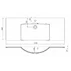Lavoar incastrat din compozit Oristo Amelia 120 cm picture - 3