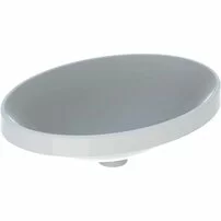 Lavoar incastrat Geberit Variform 55 cm fara orificiu preaplin oval