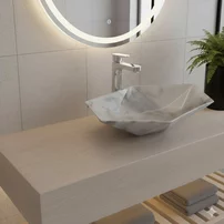 Lavoar pe blat stil granit Rune Kari 63.5 cm