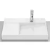 Lavoar pe blat alb Roca Horizon 60x42 cm picture - 1