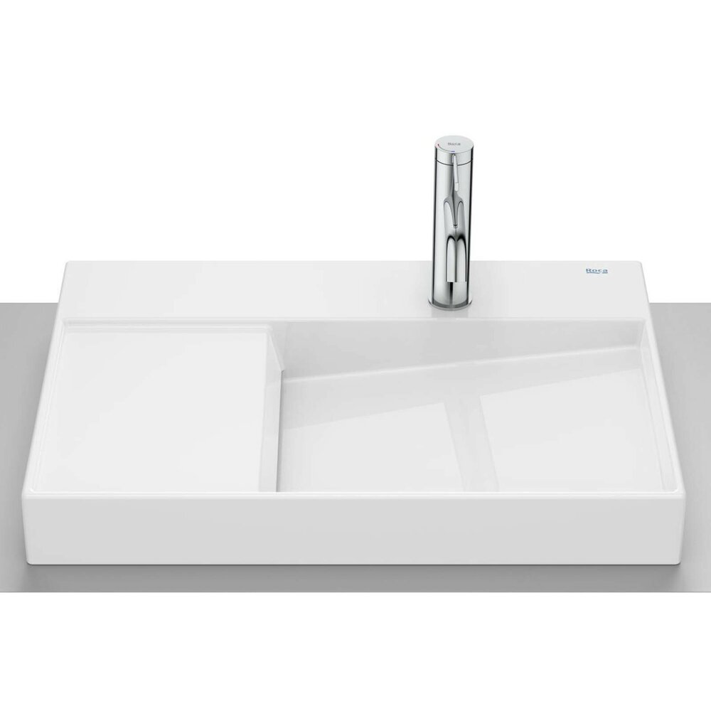 Lavoar pe blat alb Roca Horizon 60x42 cm