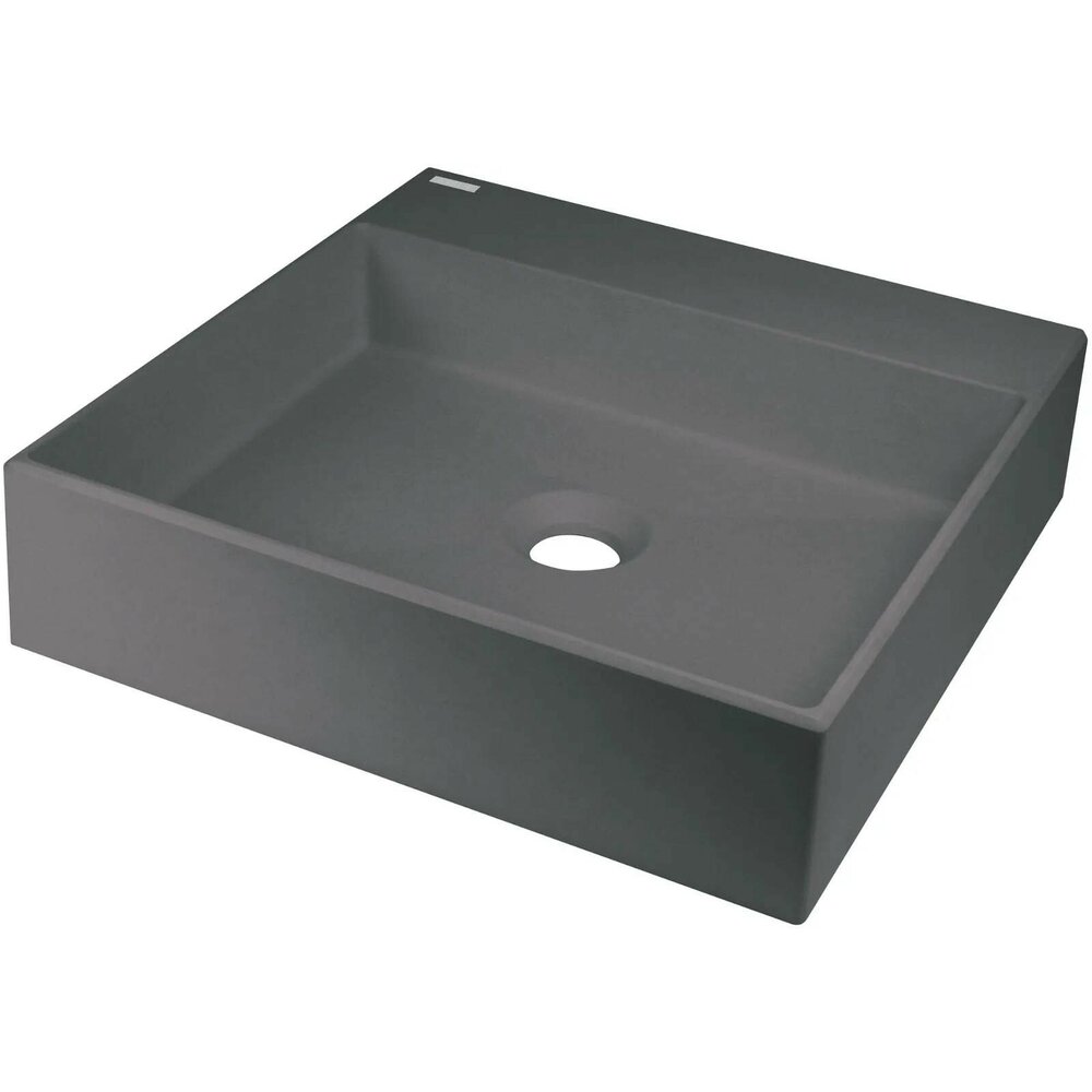 Lavoar pe blat antracit metalic Deante Correo 40 cm