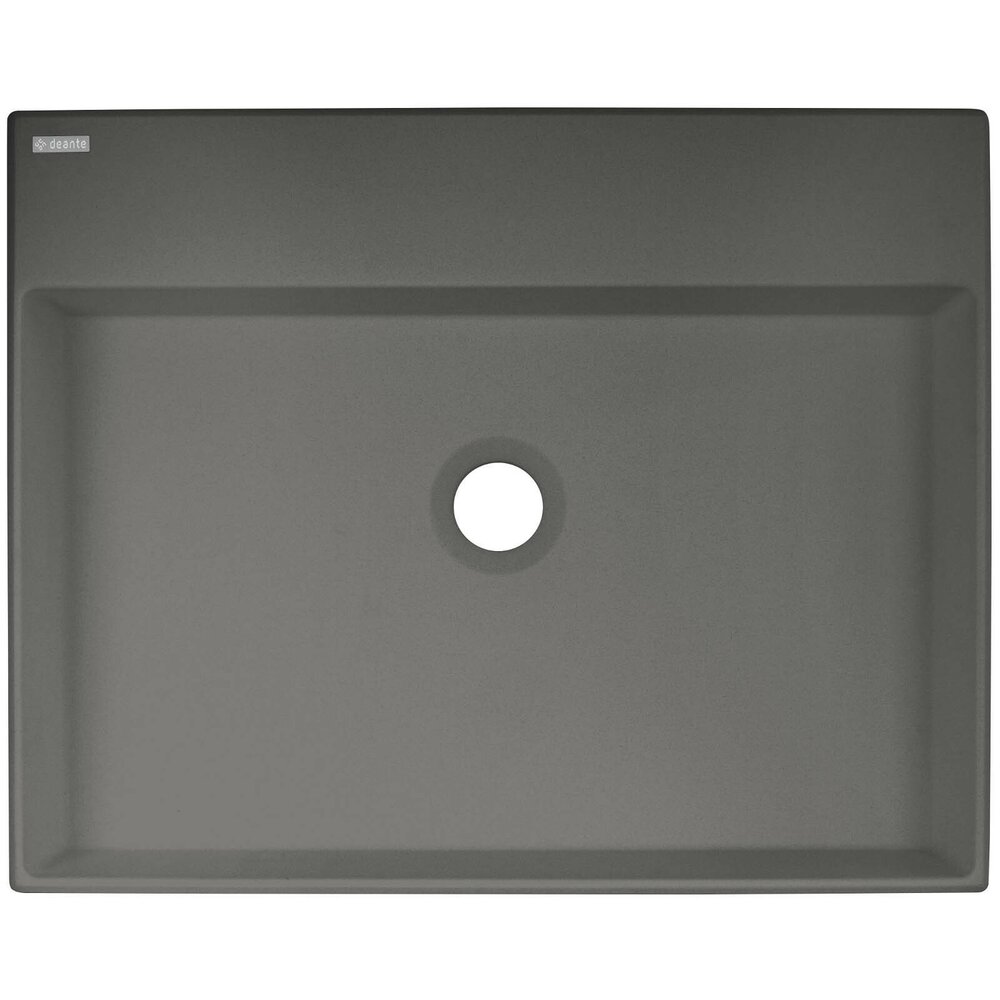 Lavoar pe blat antracit metalic Deante Correo 50 cm