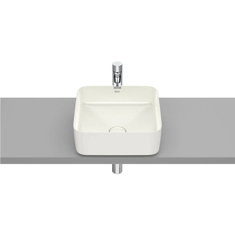 Lavoar pe blat bej Roca Inspira Square 37 cm