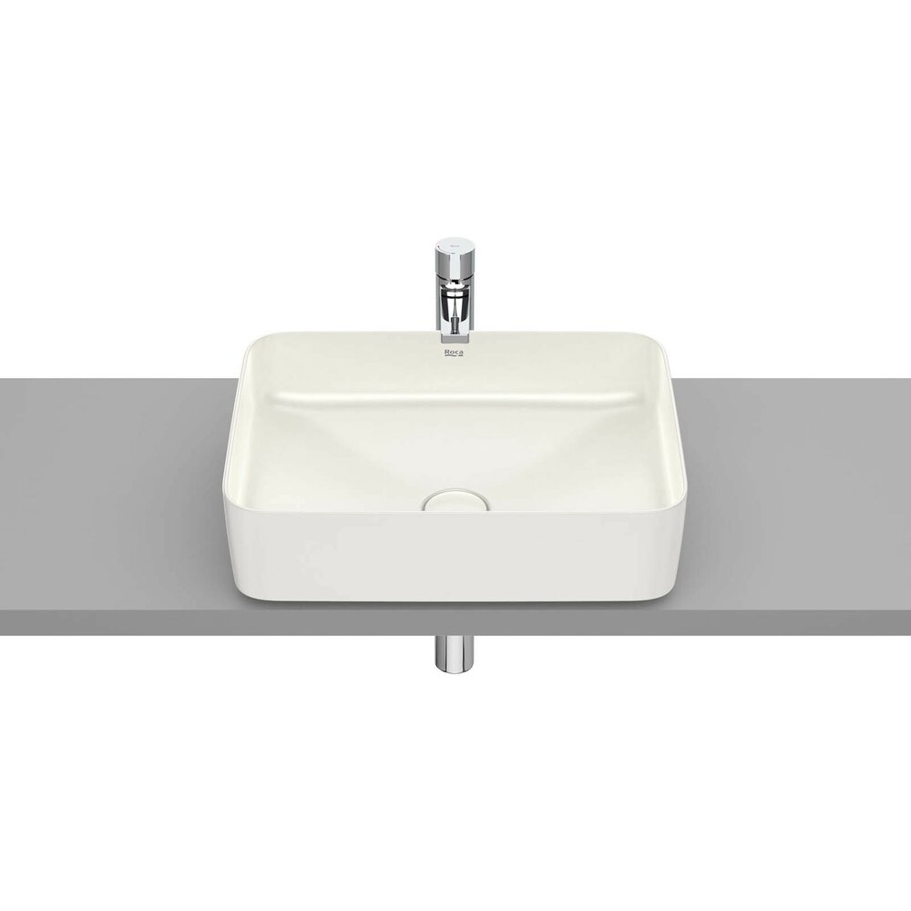 Lavoar pe blat bej Roca Inspira Square 50 cm