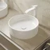 Lavoar pe blat Hansgrohe Xuniva S rotund 40 cm alb lucios picture - 1