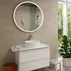 Lavoar pe blat Hansgrohe Xuniva S rotund 40 cm alb lucios picture - 5