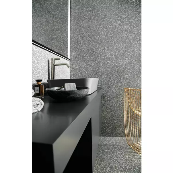 Lavoar pe blat Ideal Standard Atelier Ipalyss Concrete 55 cm gri beton cu preaplin picture - 5