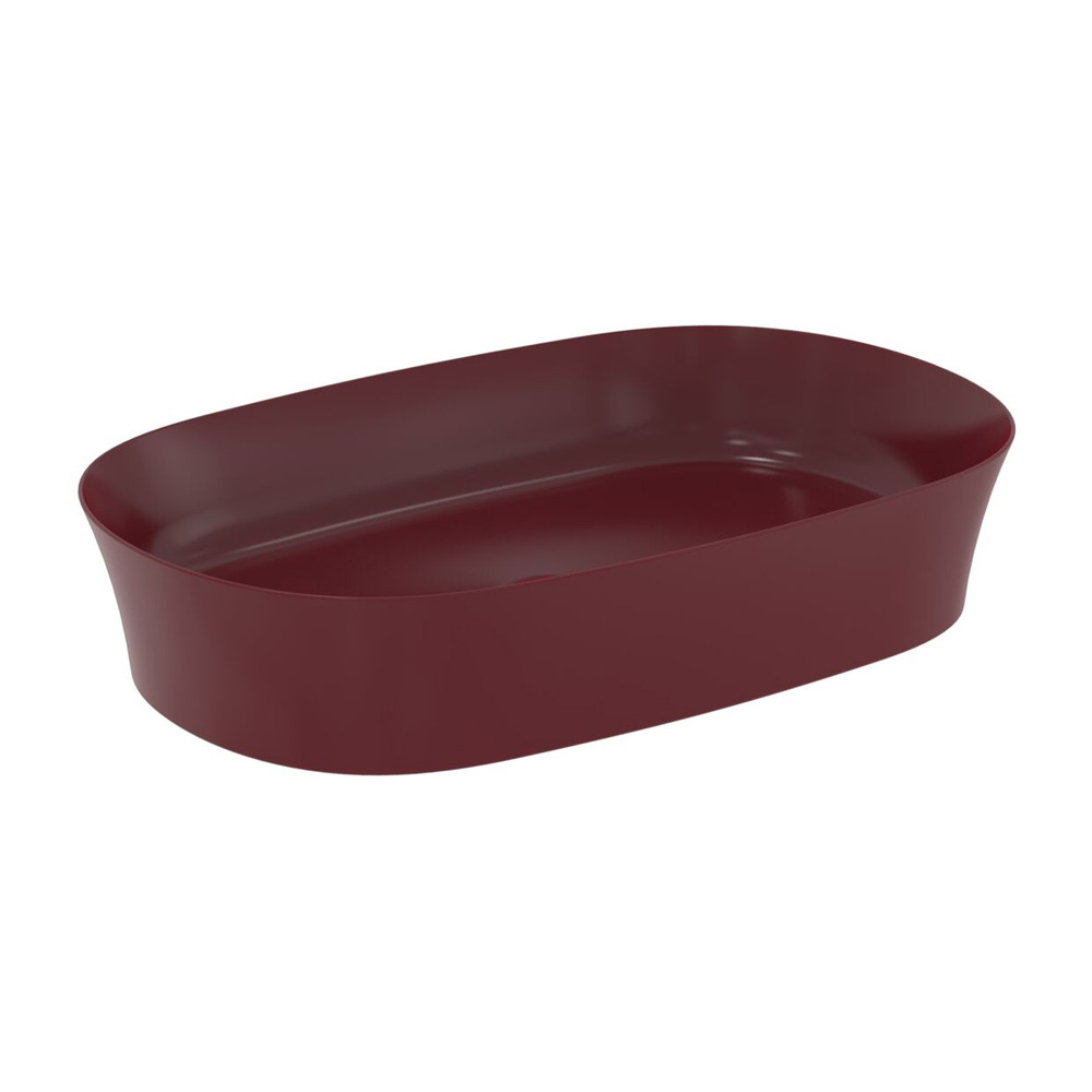 Lavoar pe blat Ideal Standard Atelier Ipalyss Pomegranate 60 cm rosu bordo