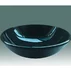 Lavoar pe blat Inter Ceramic rotund negru lucios 42 cm picture - 2