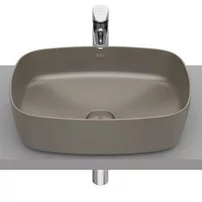 Lavoar pe blat maro mat Roca Inspira Soft 50 cm