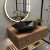 Lavoar pe blat negru mat Rune Kari 63.5 cm picture - 1