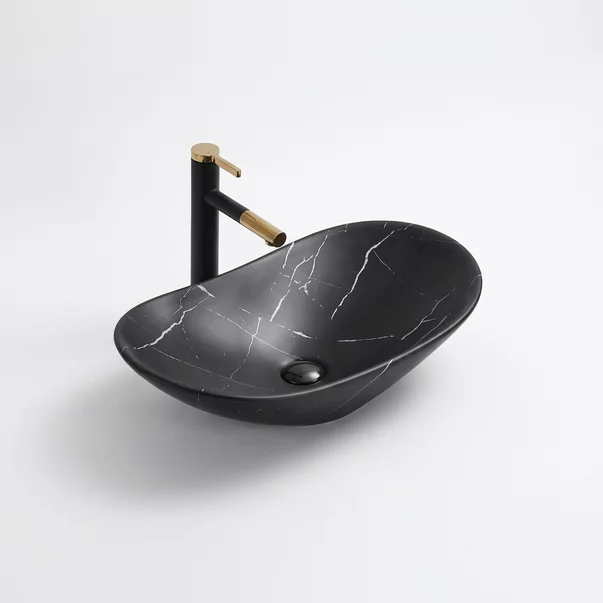 Lavoar pe blat negru Rune Sigyn 61.5 cm 5940541330165 | Neakaisa.ro