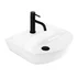 Lavoar pe blat Rea Kim semioval 45.5 cm alb lucios picture - 1