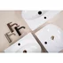 Lavoar pe blat Rea Kim semioval 45.5 cm alb lucios picture - 4