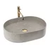 Lavoar pe blat Rea Nadia oval 50 cm Kashmir gri-mat picture - 2