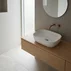 Lavoar pe blat Rune Arne dreptunghiular 46 cm alb lucios picture - 1