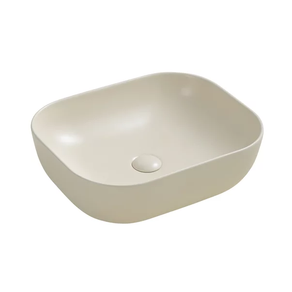 Lavoar pe blat Rune Grid 50.5 cm bej mat picture - 2