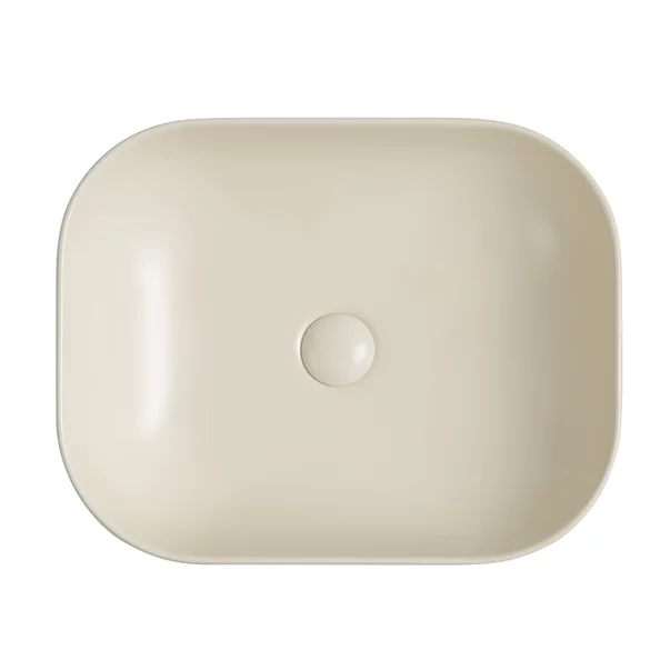 Lavoar pe blat Rune Grid 50.5 cm bej mat picture - 3