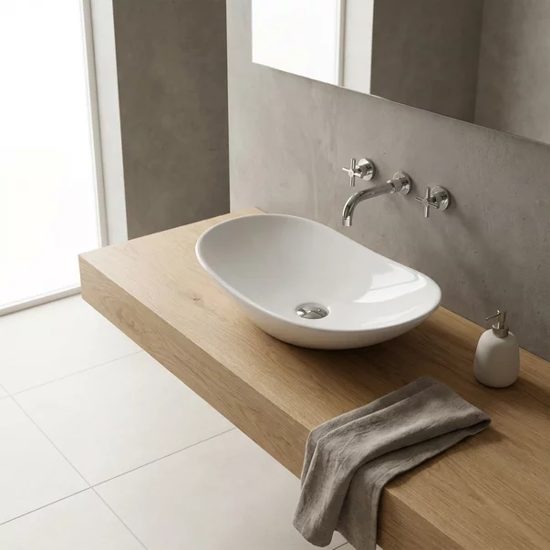 Lavoar pe blat Rune Sigyn 61.5 cm picture - 5