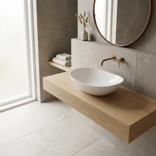 Lavoar pe blat Rune Sigyn 61.5 cm picture - 7