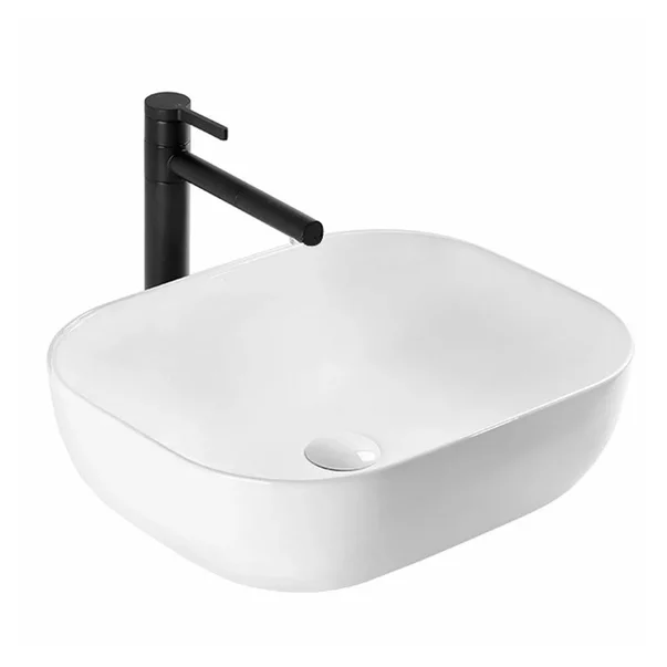 Lavoar pe blat Rune Svalin dreptunghiular 50 cm alb picture - 2