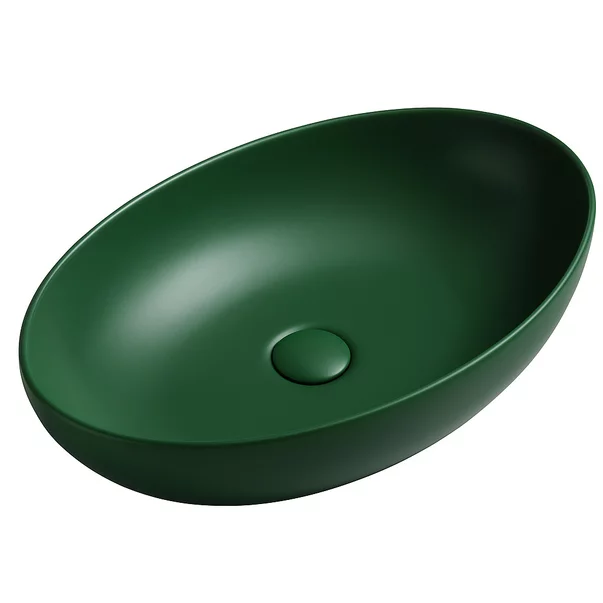 Lavoar pe blat verde mat Rune Sol 52.2 cm picture - 2