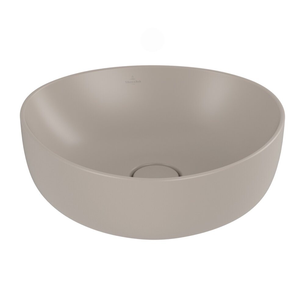 Lavoar pe blat Villeroy&Boch Antao TitanCeram Almond CeramicPlus 40x40 cm