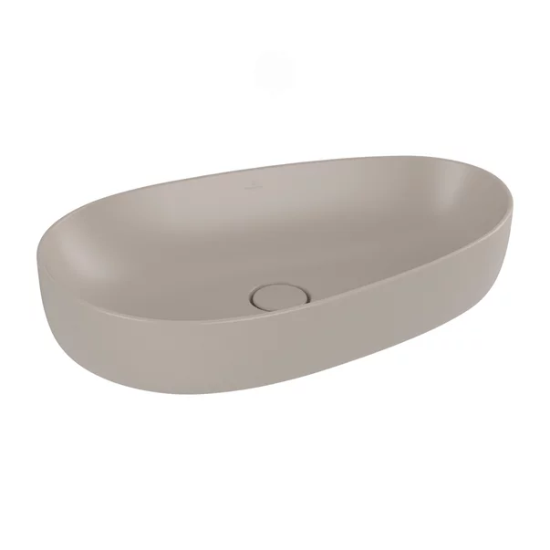Lavoar pe blat Villeroy&Boch Antao TitanCeram Almond CeramicPlus 65x40 cm picture - 2