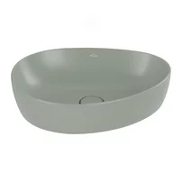 Lavoar pe blat Villeroy&Boch Antao TitanCeram Morning Green CeramicPlus 51x40 cm