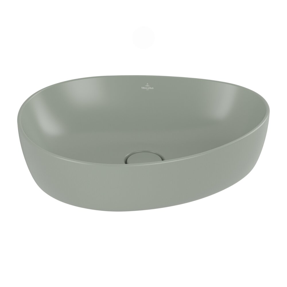 Lavoar pe blat Villeroy&Boch Antao TitanCeram Morning Green CeramicPlus 51x40 cm