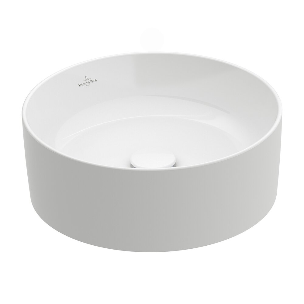 Lavoar pe blat Villeroy&Boch Collaro TitanCeram alb Alpin CeramicPlus 40 cm