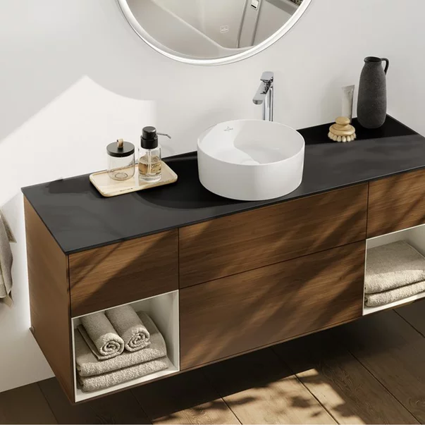 Lavoar pe blat Villeroy&Boch Collaro TitanCeram alb Alpin CeramicPlus 40 cm picture - 2